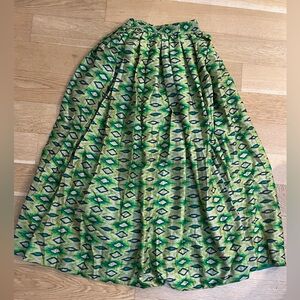 Patterned Maxi Skirt